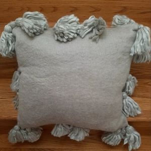 Kenar Home 22" x 22" Decorative Pillow gray taupe (1 pillow with insert)